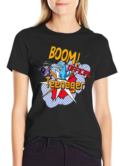 Official Teenager Comic Graphic T-Shirt