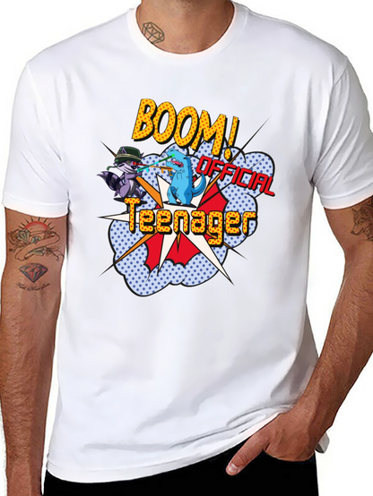 Official Teenager Comic Graphic T-Shirt