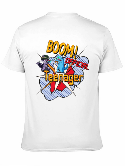 Official Teenager Comic Graphic T-Shirt