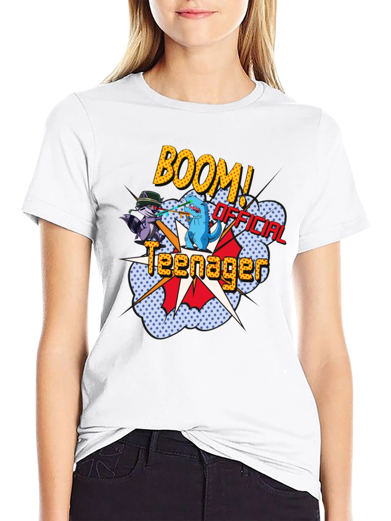 Official Teenager Comic Graphic T-Shirt