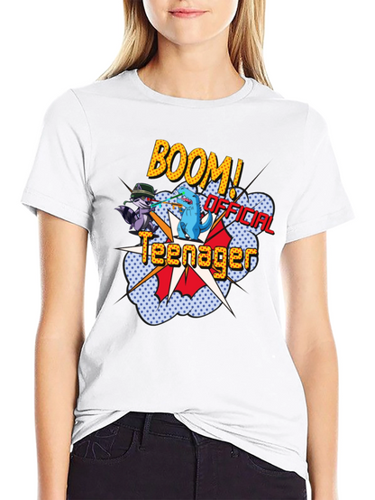 Official Teenager Comic Graphic T-Shirt