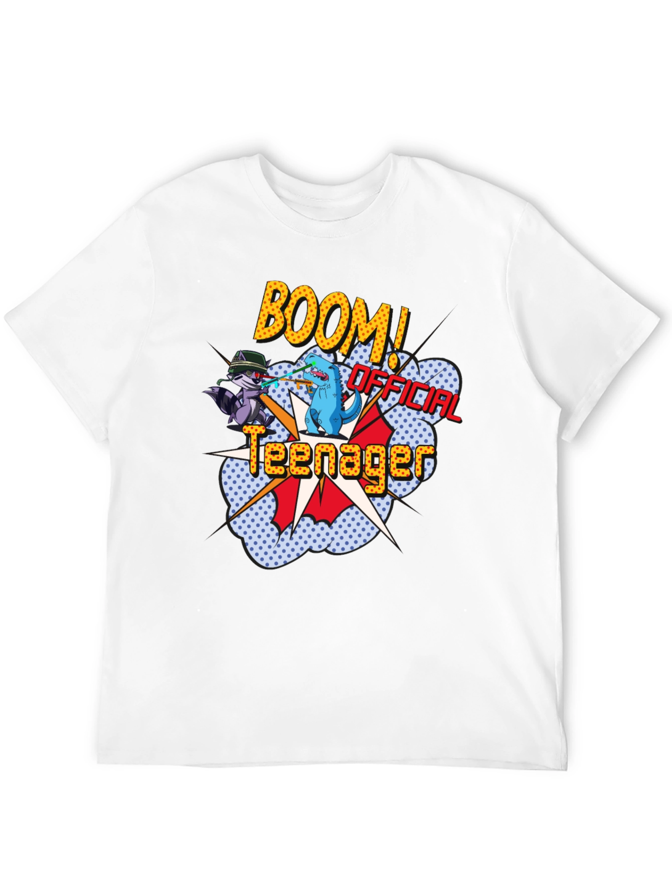 Official Teenager Comic Graphic T-Shirt