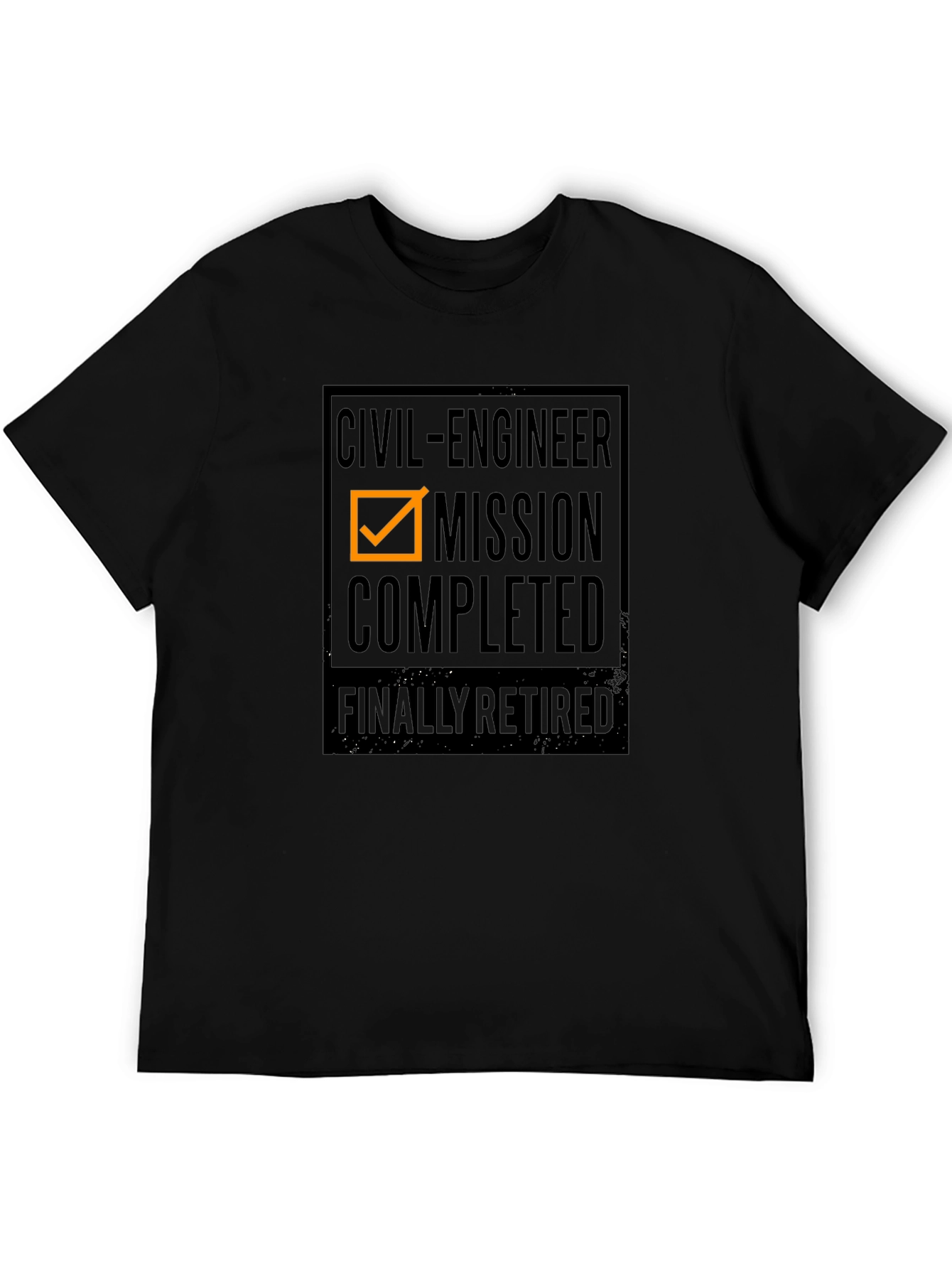 Civil Engineer Retirement T-Shirt - Mission Completed
