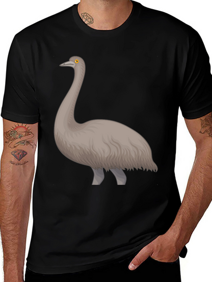 Emu Graphic Tee - Unique Bird Design