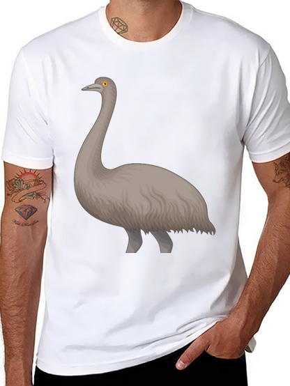 Emu Graphic Tee - Unique Bird Design