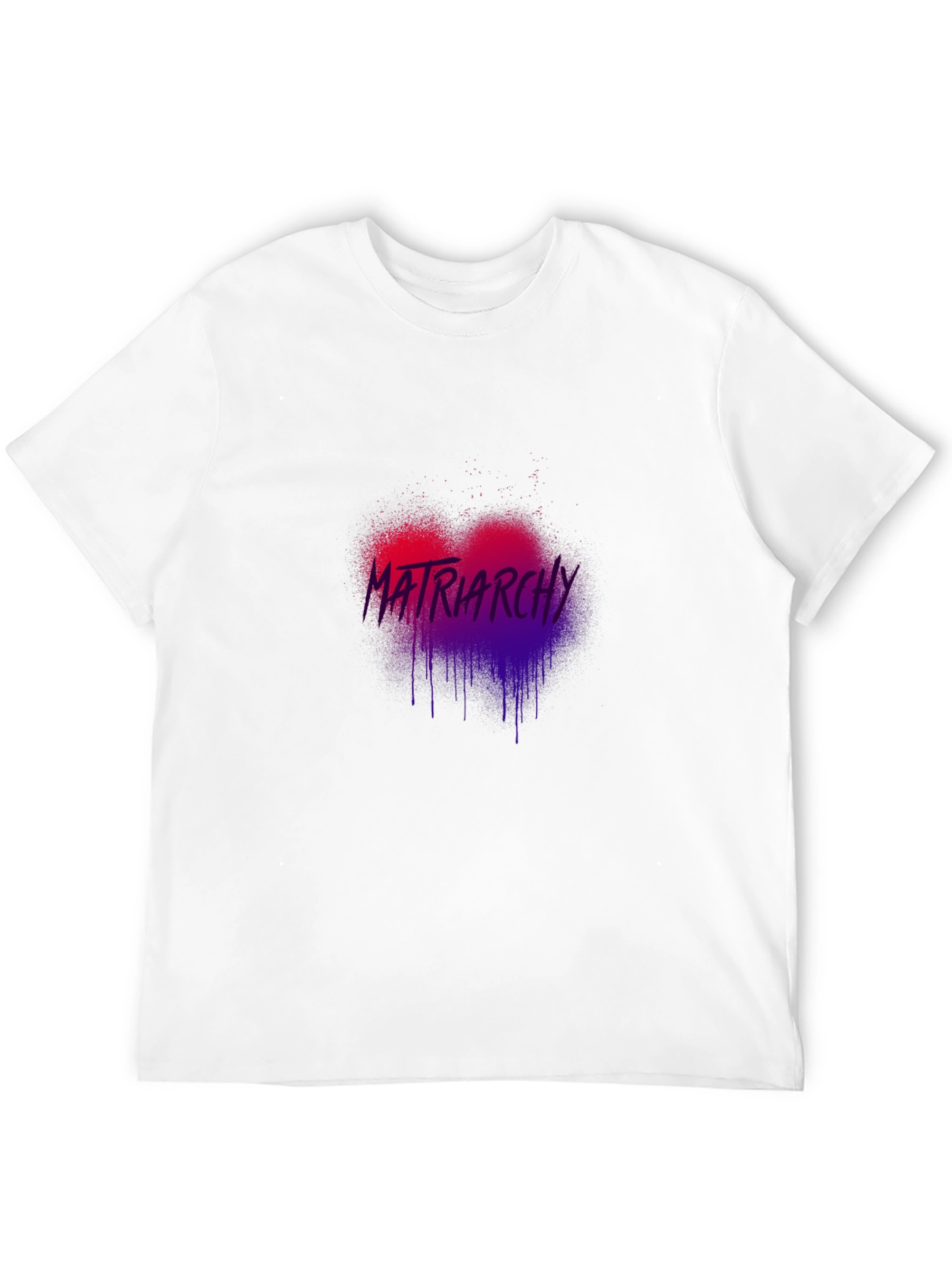 Matriarchy Heart Graphic Black T-Shirt