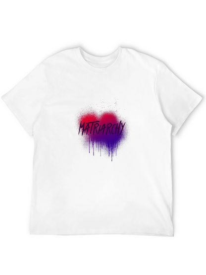 Matriarchy Heart Graphic Black T-Shirt