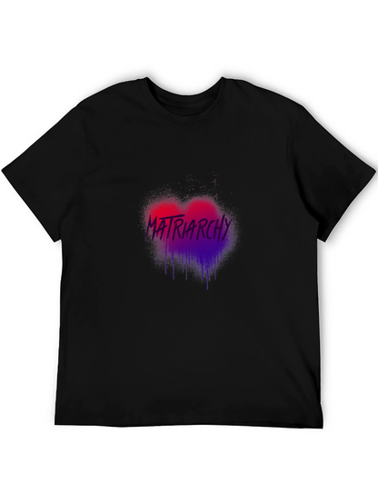 Matriarchy Heart Graphic Black T-Shirt