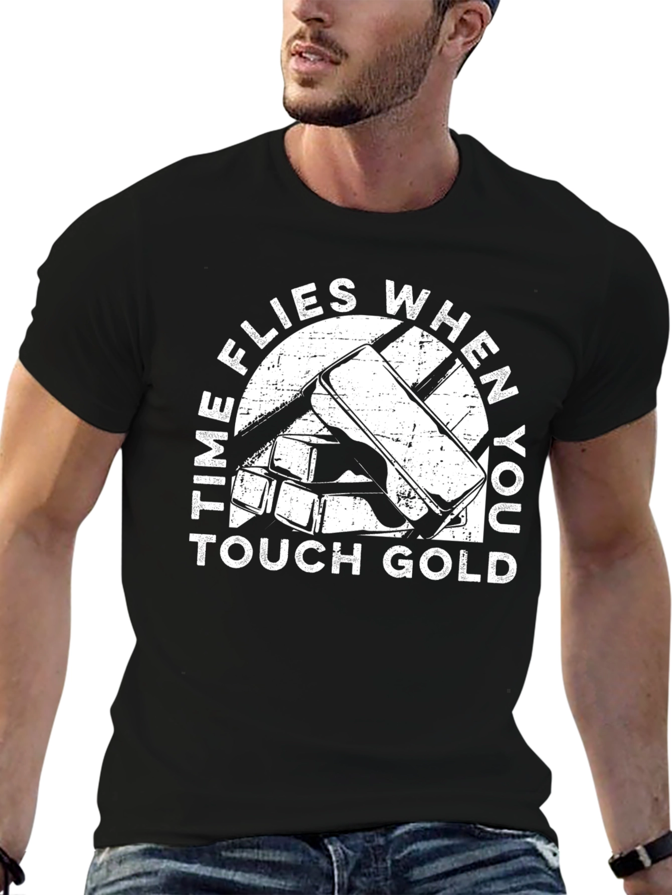 Time Flies When You Touch Gold T-Shirt