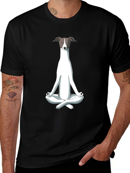 Zen Dog T-Shirt - Meditating Canine Tee