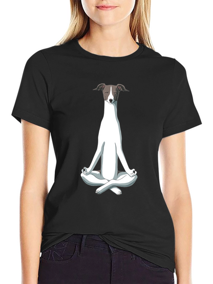 Zen Dog T-Shirt - Meditating Canine Tee