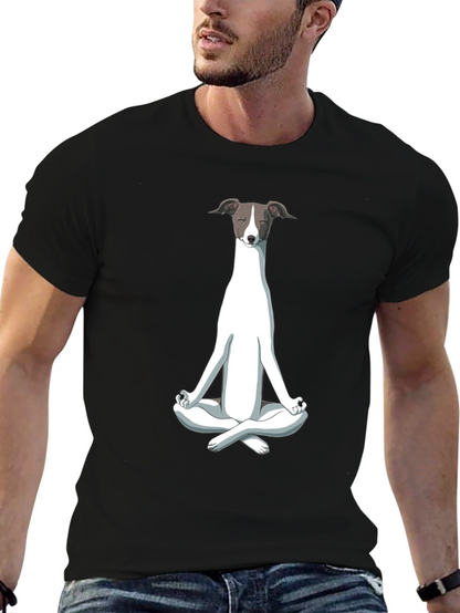 Zen Dog T-Shirt - Meditating Canine Tee