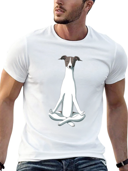 Zen Dog T-Shirt - Meditating Canine Tee