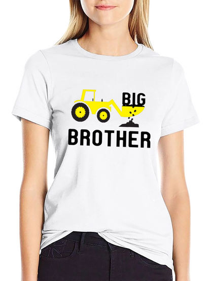 Big Brother Digger T-Shirt - Construction Theme