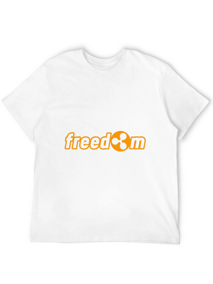 Freedom Ripple Cryptocurrency Graphic T-Shirt