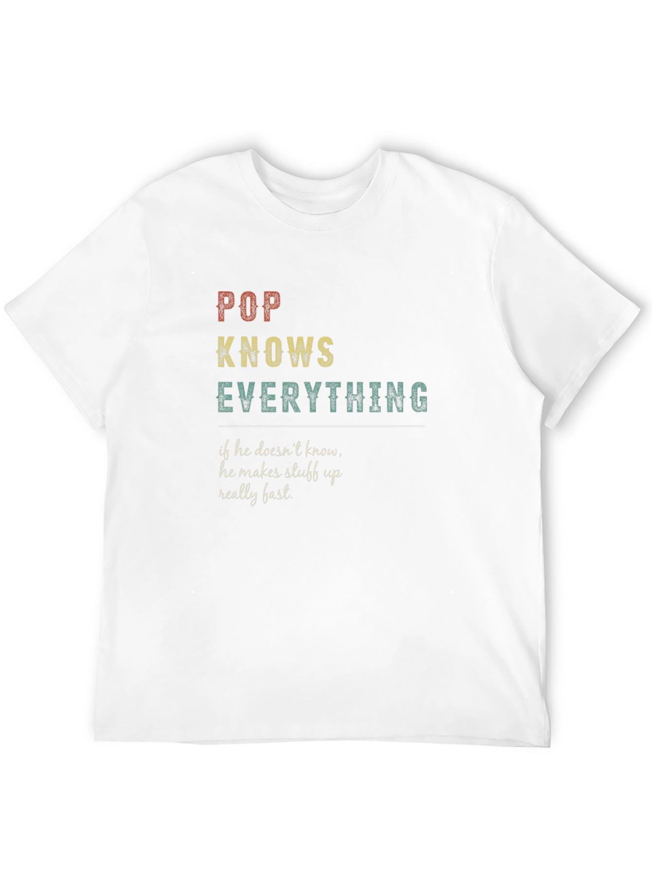 Pop Knows Everything Graphic T-Shirt