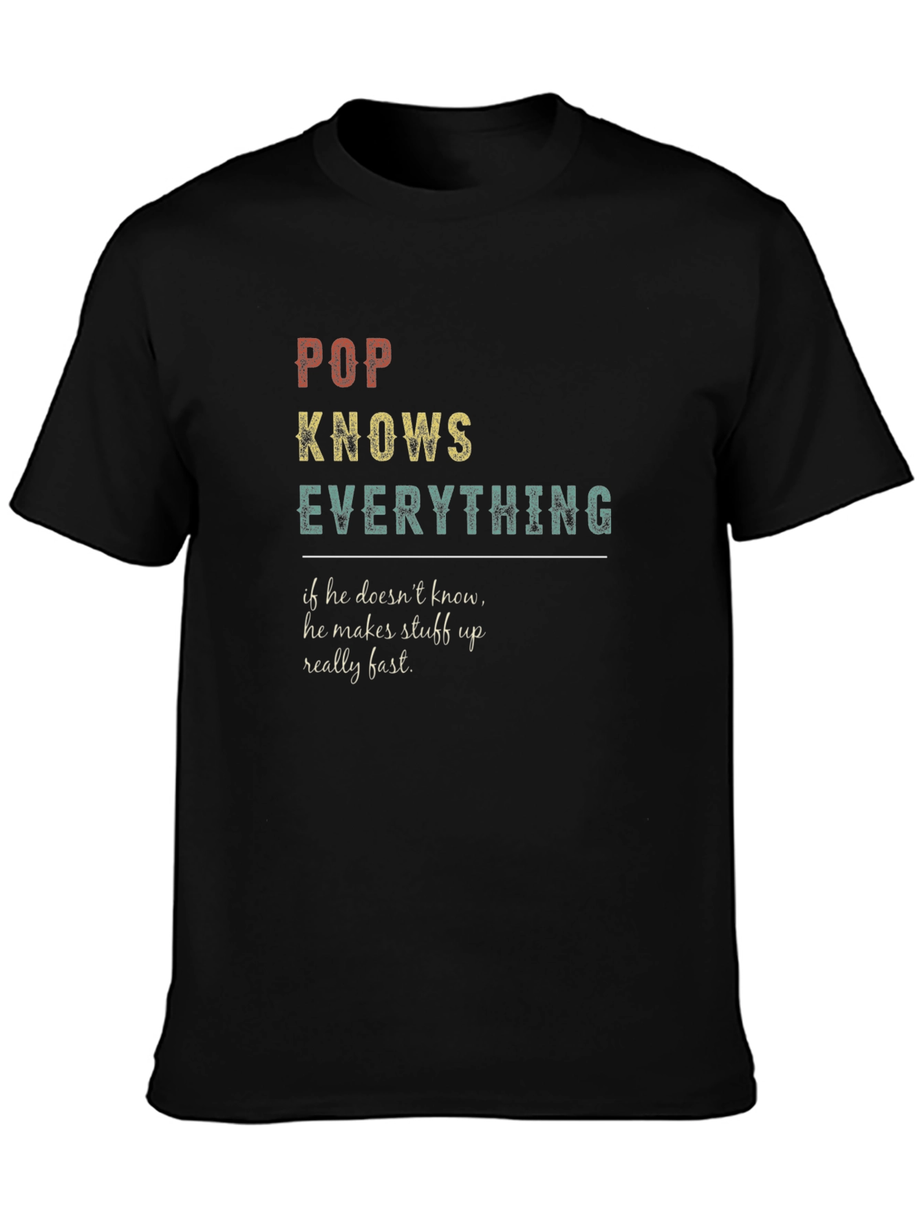 Pop Knows Everything Graphic T-Shirt
