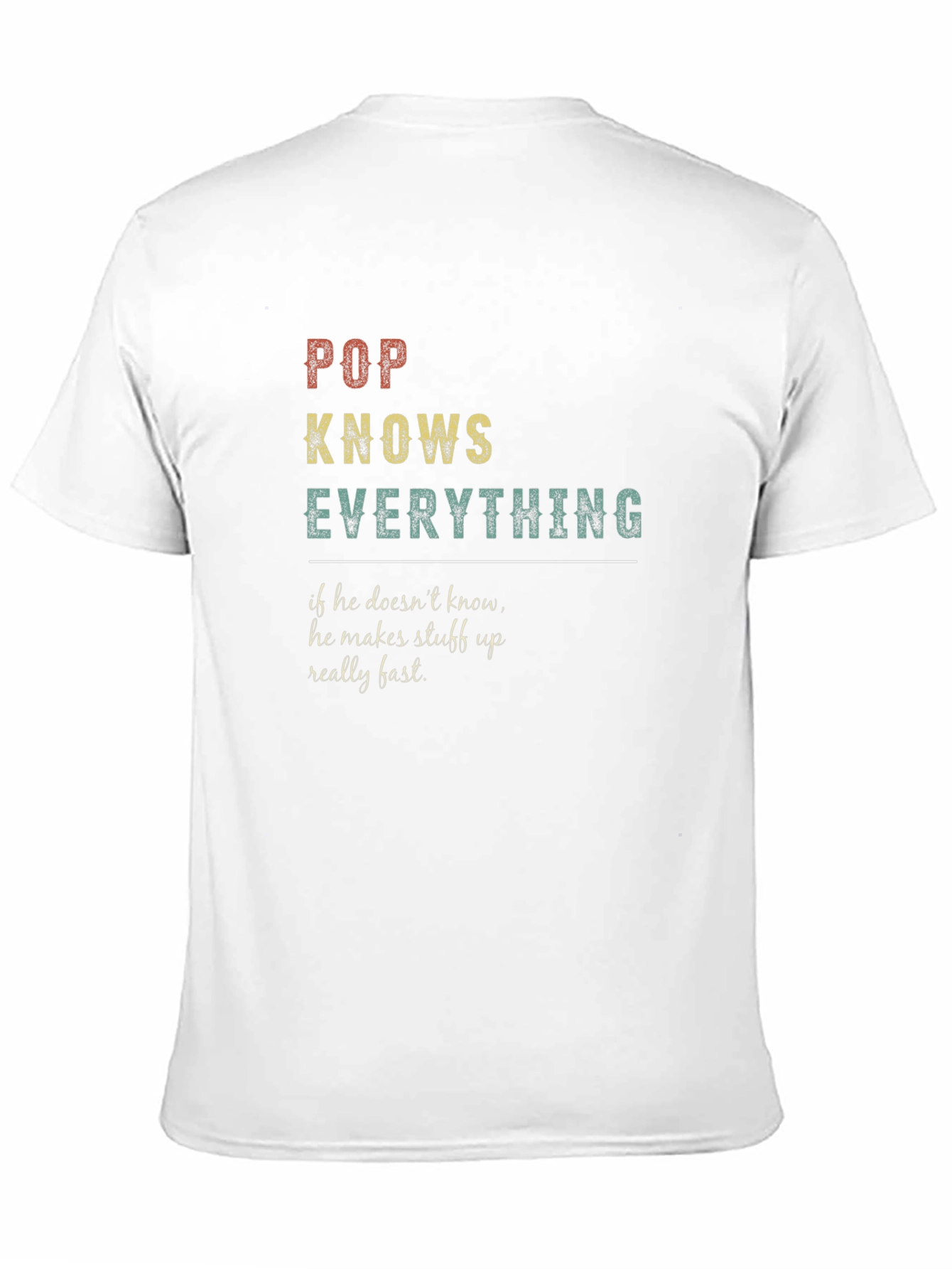 Pop Knows Everything Graphic T-Shirt