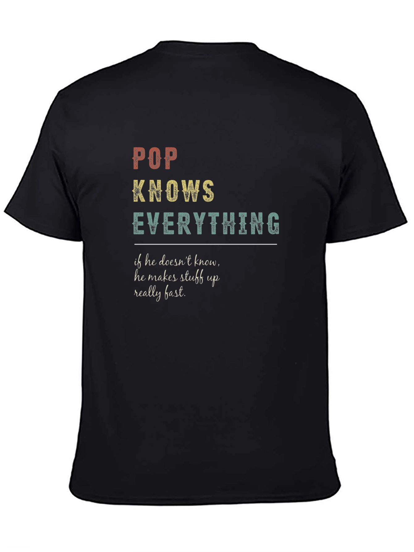 Pop Knows Everything Graphic T-Shirt
