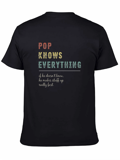 Pop Knows Everything Graphic T-Shirt