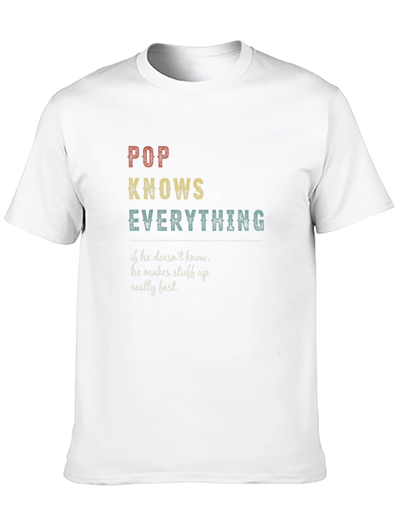 Pop Knows Everything Graphic T-Shirt