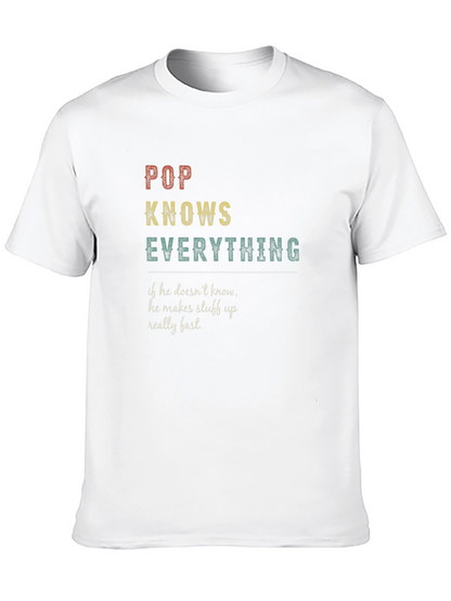 Pop Knows Everything Graphic T-Shirt