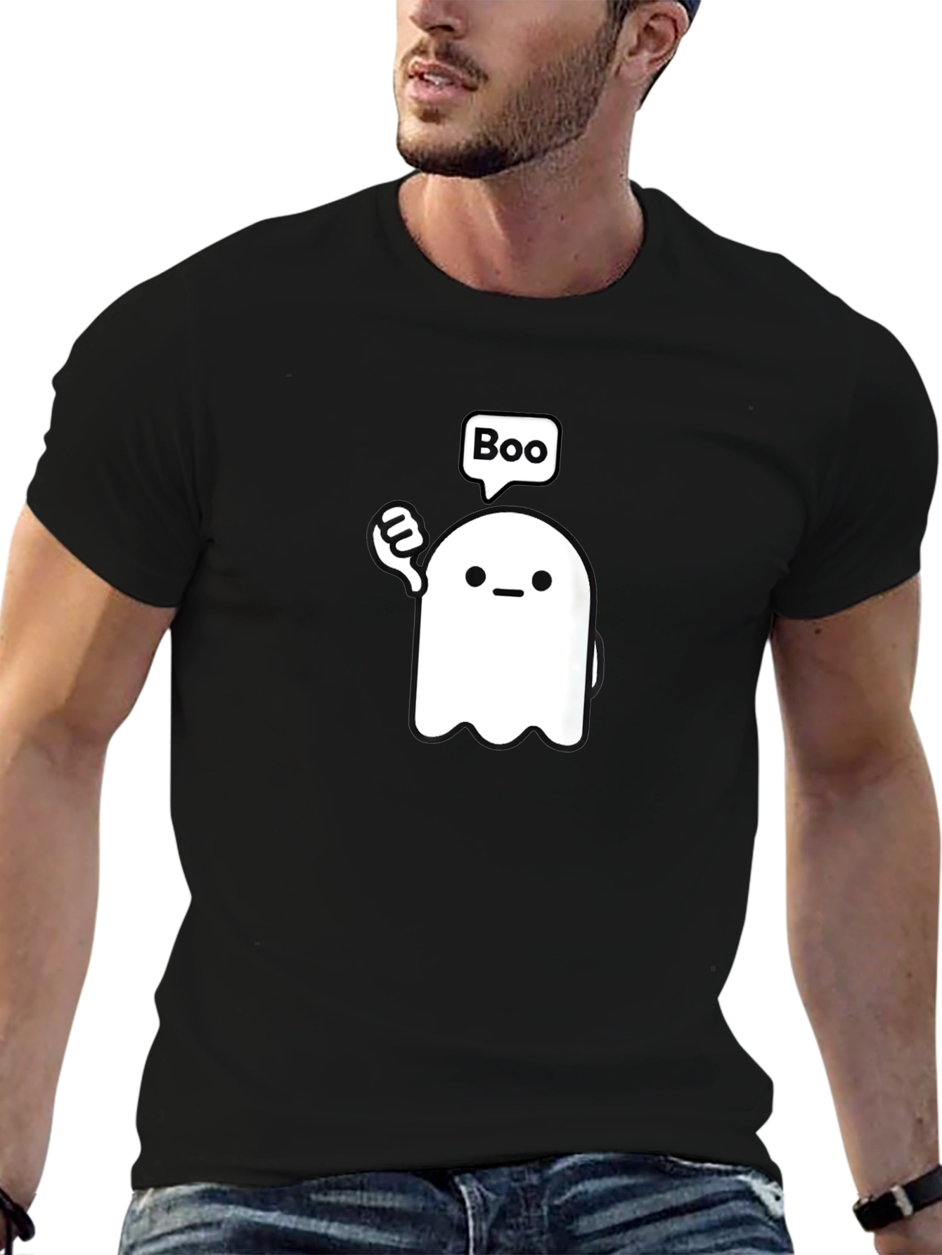 Boo Ghost T-Shirt - Halloween Style