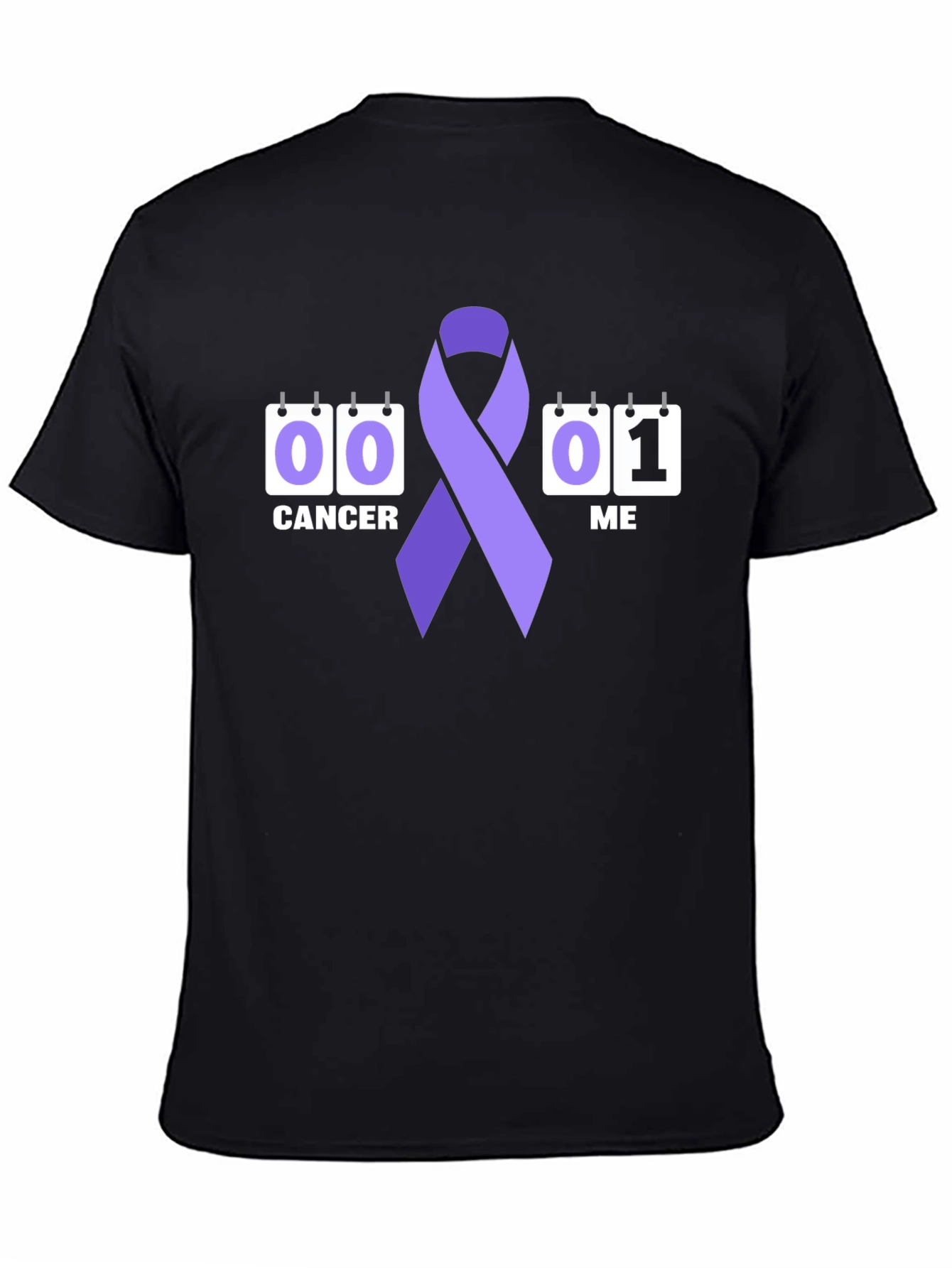 Cancer Awareness Ribbon Graphic T-Shirt