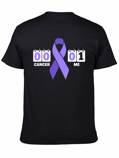Cancer Awareness Ribbon Graphic T-Shirt
