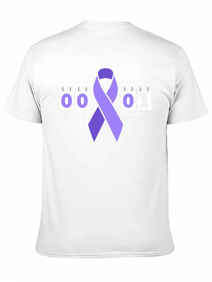 Cancer Awareness Ribbon Graphic T-Shirt