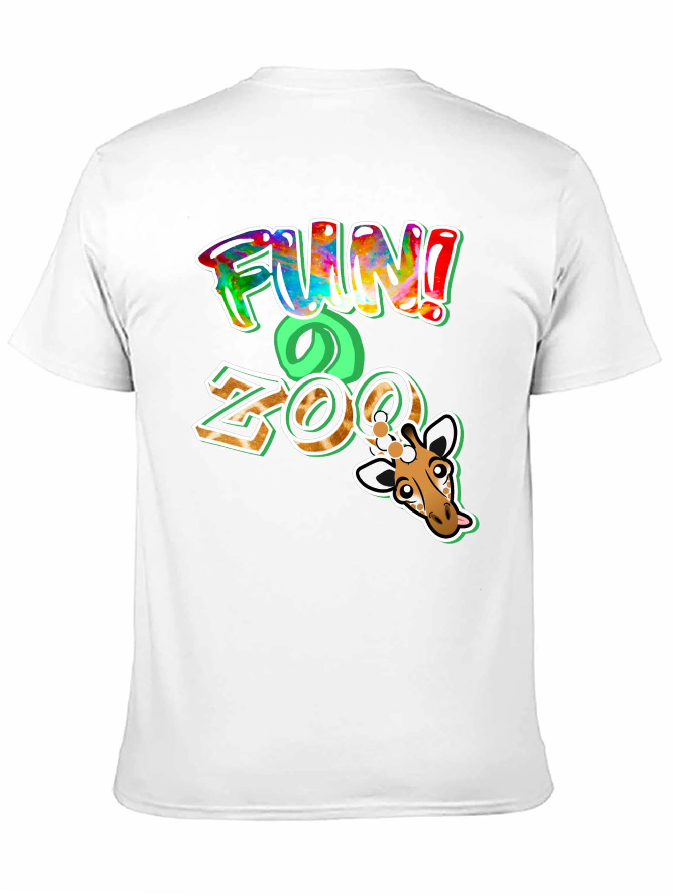 Fun Zoo Giraffe Graphic T-Shirt