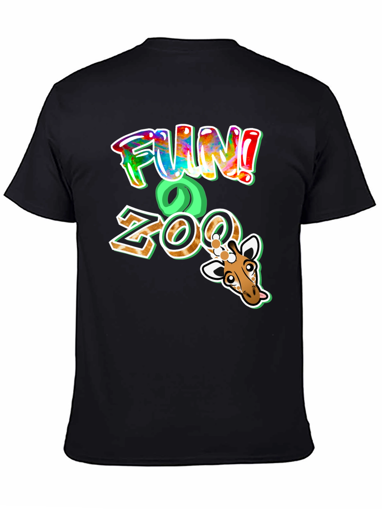 Fun Zoo Giraffe Graphic T-Shirt