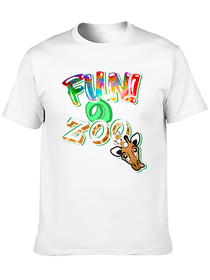 Fun Zoo Giraffe Graphic T-Shirt