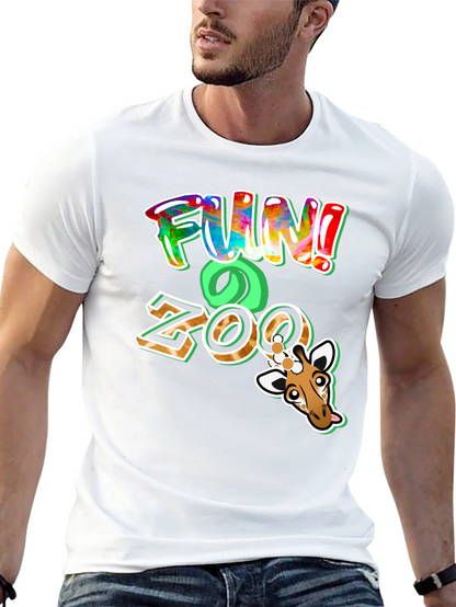 Fun Zoo Giraffe Graphic T-Shirt
