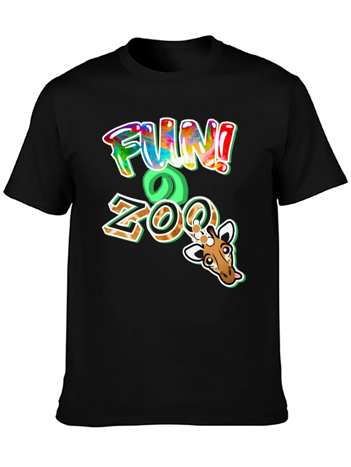 Fun Zoo Giraffe Graphic T-Shirt