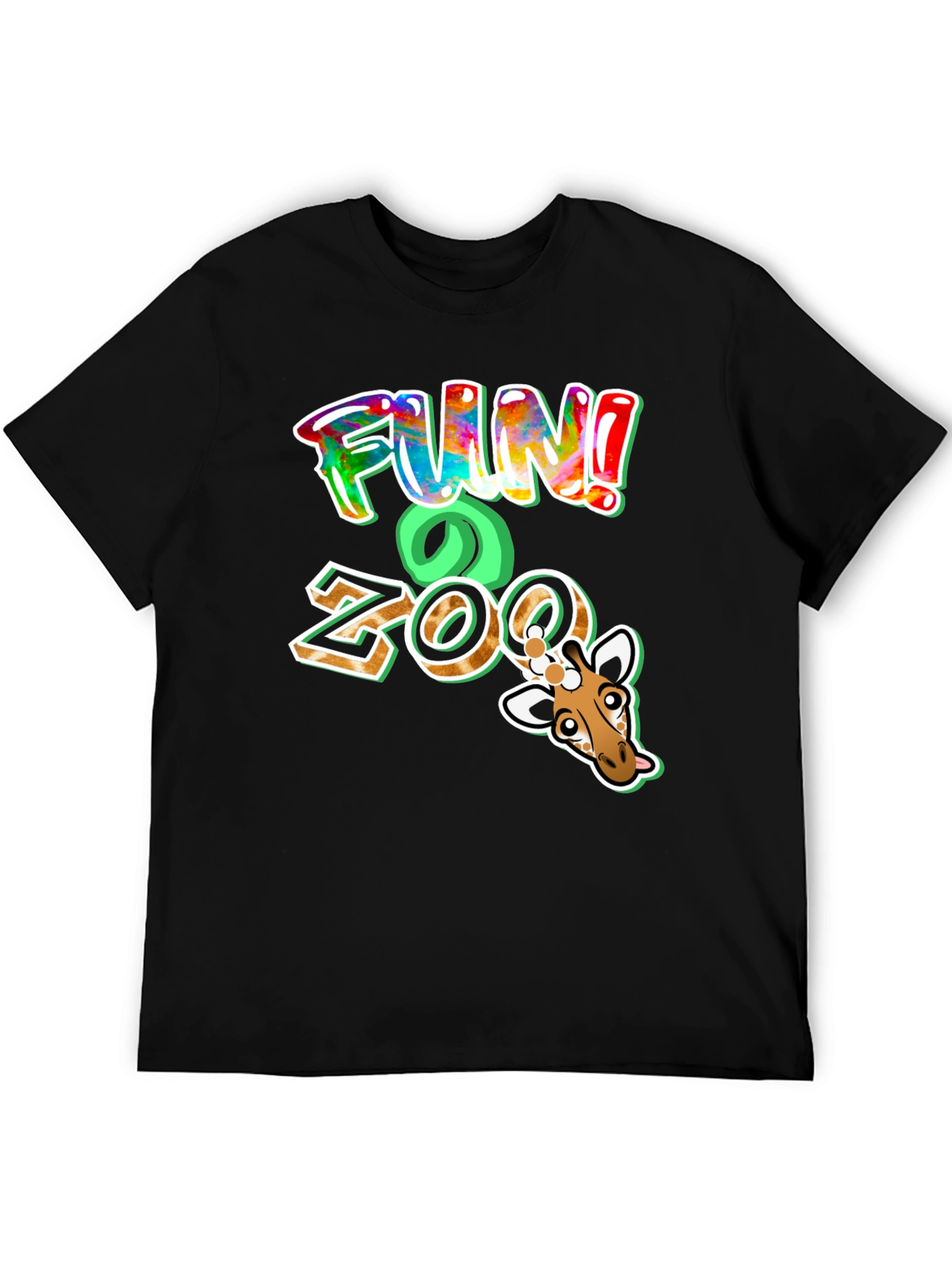 Fun Zoo Giraffe Graphic T-Shirt
