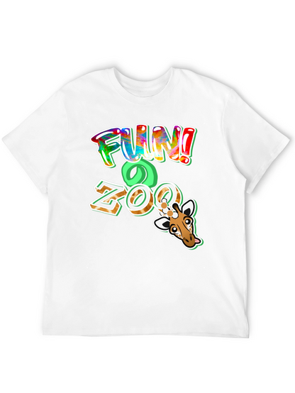 Fun Zoo Giraffe Graphic T-Shirt