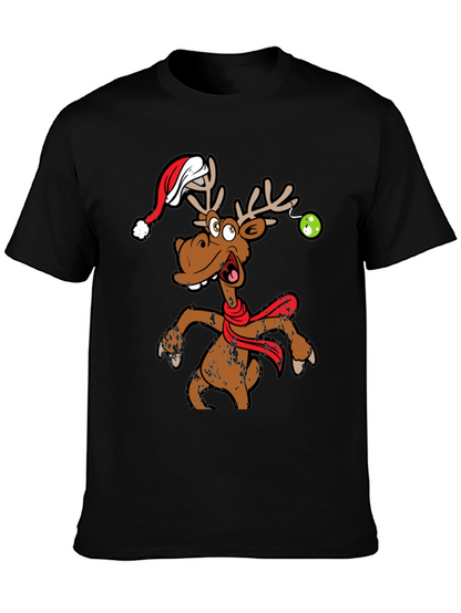 Funny Christmas Moose T-Shirt