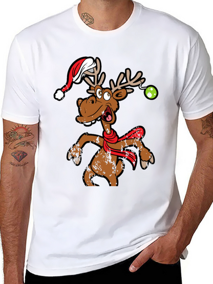 Funny Christmas Moose T-Shirt