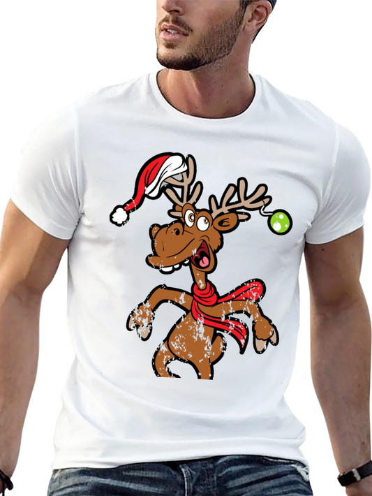 Funny Christmas Moose T-Shirt
