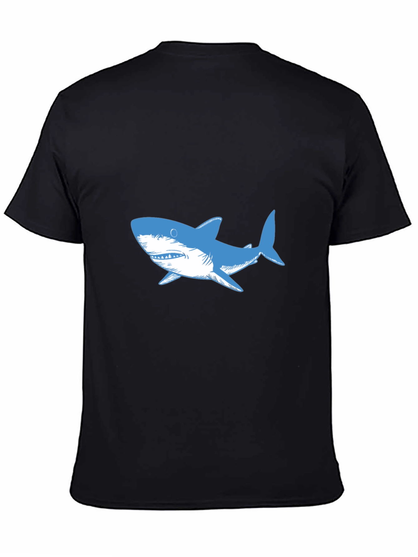 Shark Graphic Black T-Shirt