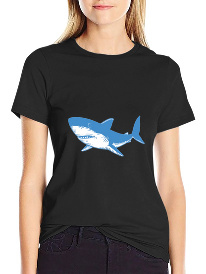 Shark Graphic Black T-Shirt