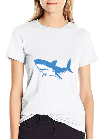 Shark Graphic Black T-Shirt