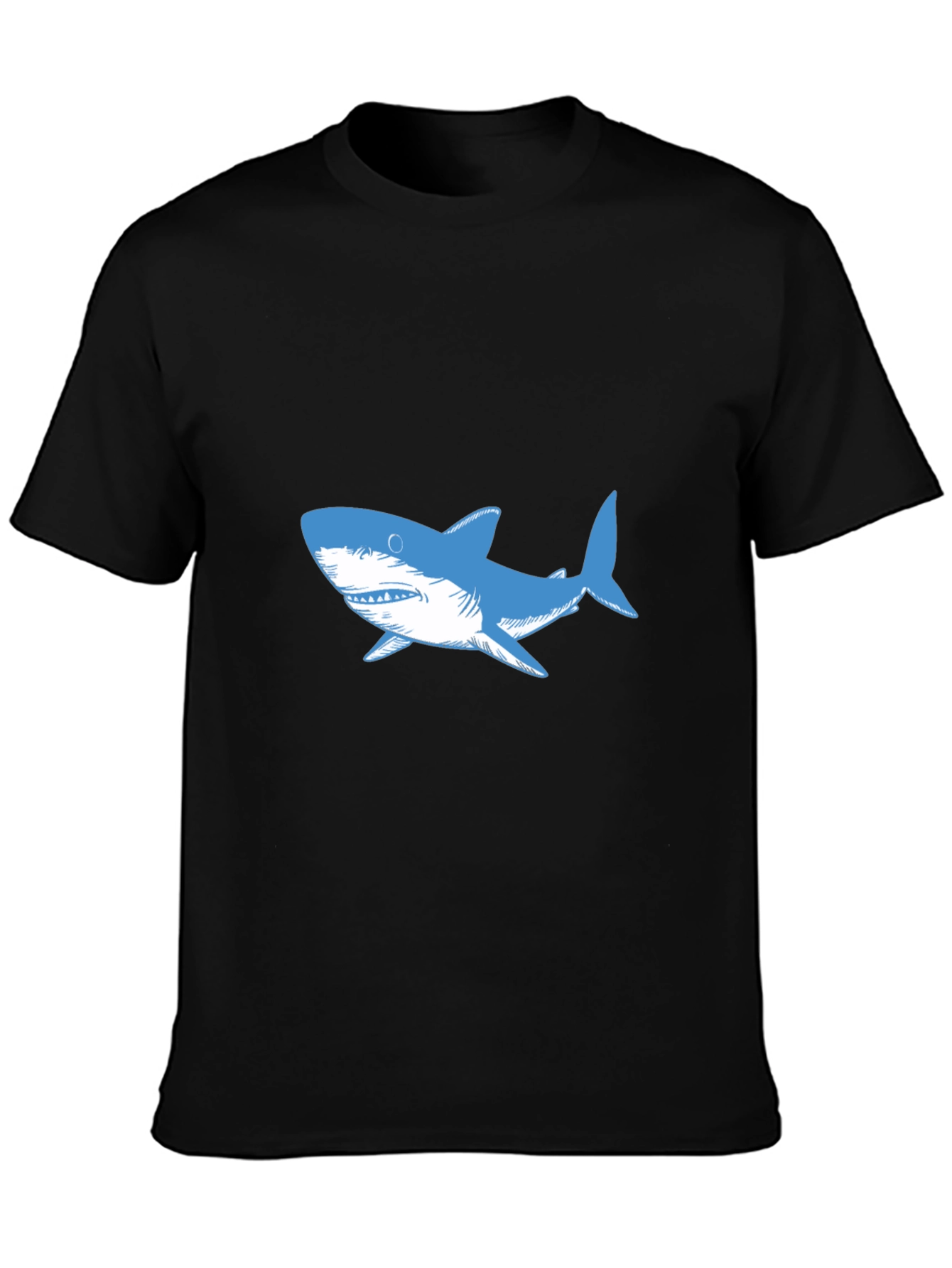Shark Graphic Black T-Shirt