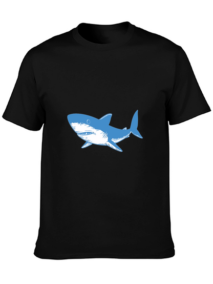 Shark Graphic Black T-Shirt