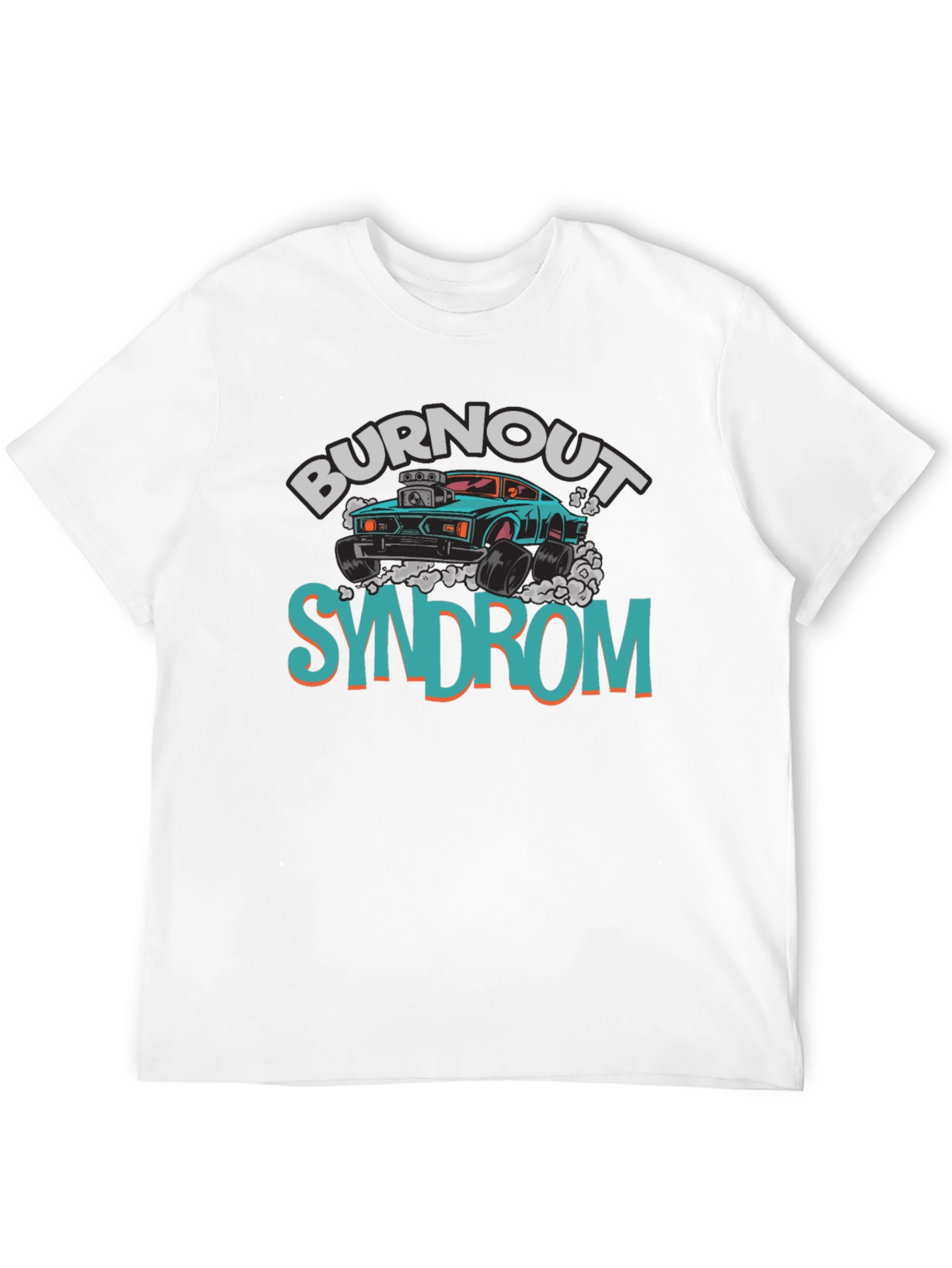 Burnout Syndrome Graphic Tee - Cool Car Design