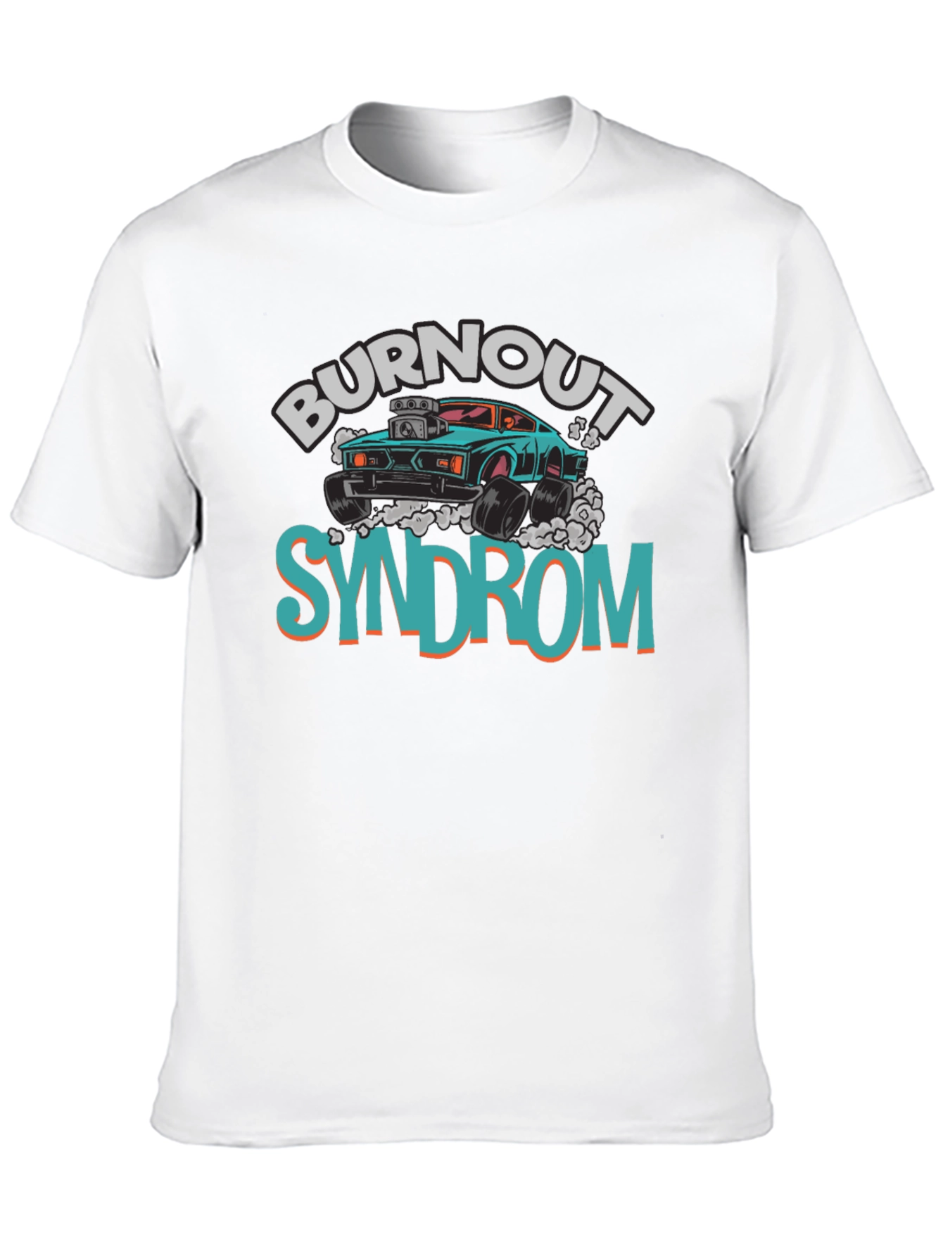 Burnout Syndrome Graphic Tee - Cool Car Design