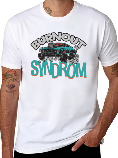 Burnout Syndrome Graphic Tee - Cool Car Design