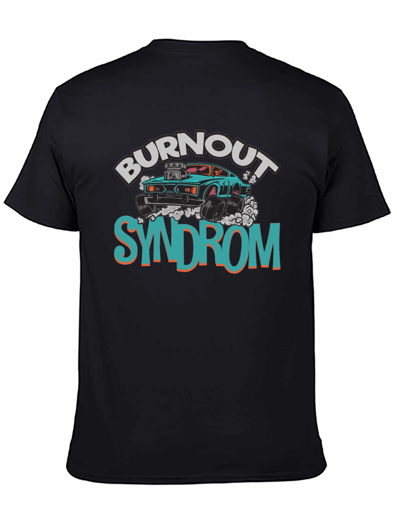 Burnout Syndrome Graphic Tee - Cool Car Design