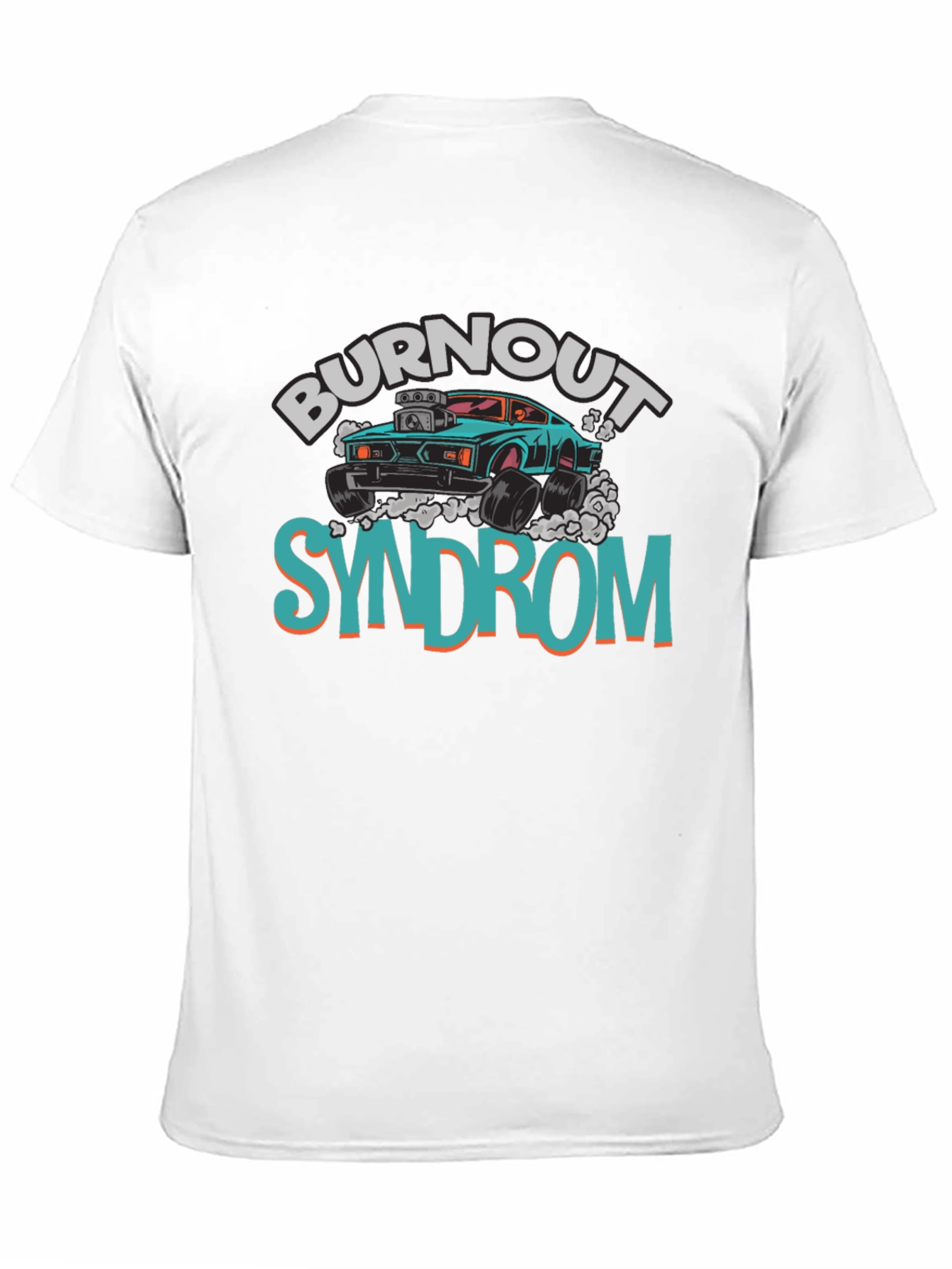 Burnout Syndrome Graphic Tee - Cool Car Design